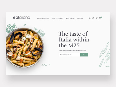eCommerce website branding design ecommerce food visual design web design website