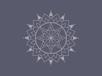 Unused Mandala branding geometry logo mandala