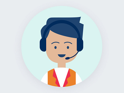 Advisor illustration advisor character headphones headset illustration illustrator
