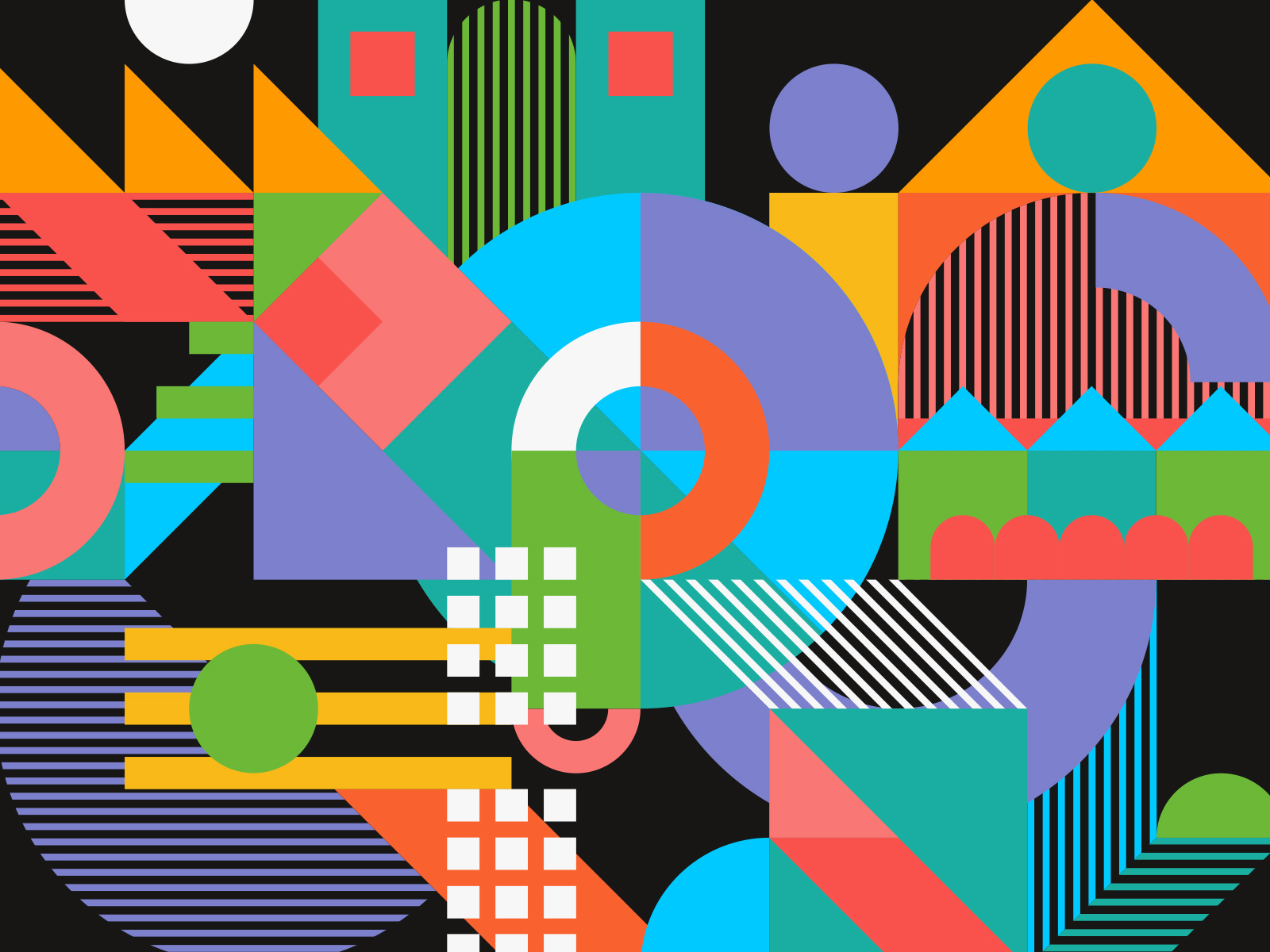 Abstract Graphic By Sarah Coulton Woodhead For Relish Creative On Dribbble