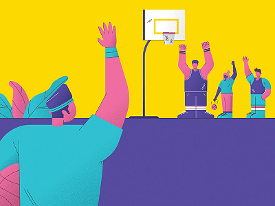 Be Team First basketball branding design illustration team vector