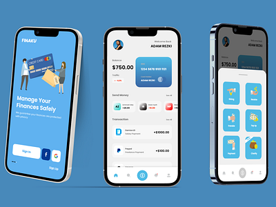 Finaku App android branding card charity design design app finance financeapp giving illustration indonesia ios logo money payment topup ui uiux ux vector