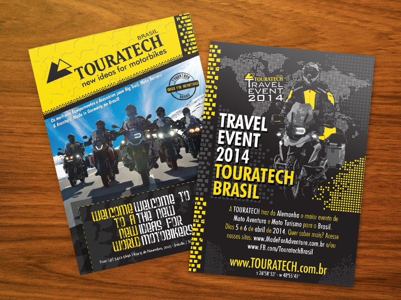 AD Touratech Brasil design graphic design