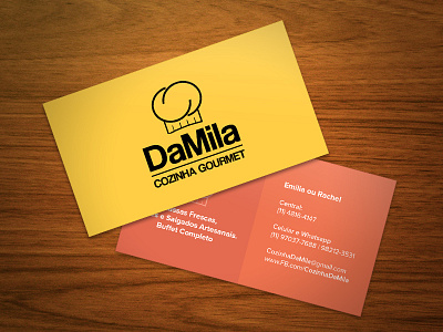 DaMila - Cozinha Gourmet brand graphic design logo symbol