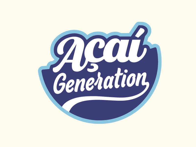 Açaí Generation Branding superfood generation açaí branding brand logo