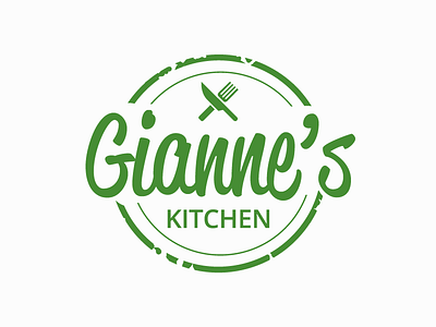 Gianne's Kitchen Logo brand branding design icon logo