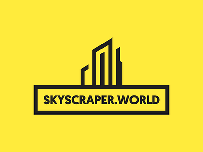 Skyscraper World Logo brand branding design logo