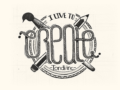 Lettering Experiment hand lettering illustration