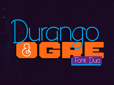 Durango & Ogre download feminine font font duo free font playful sample sans serif script swashes tondi republk typography