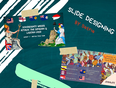 Indonesia-Malaysia Cases Design PPT by Satria n My team app canva design icon illustration indonesia student
