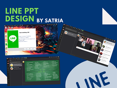 Line App PPT DESIGN