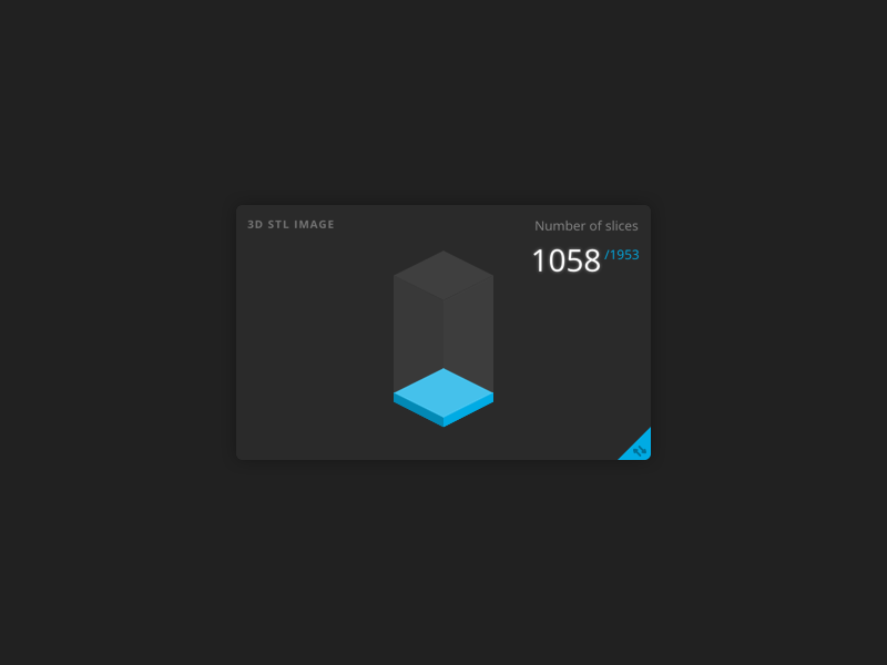 Ui Shot - 3D solid progression 3d 3d printing design interface isometric printing progress solid ui user experience user interface ux