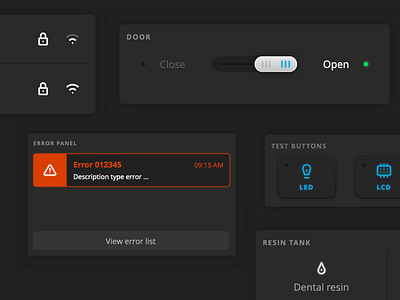 Ui Kit #2 - 3D printer user interface