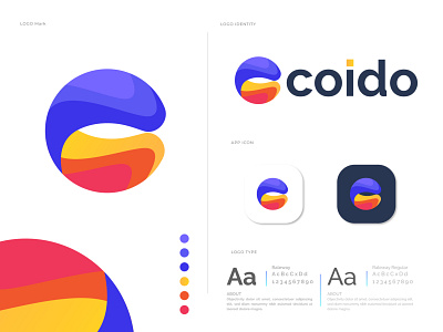 Modern branding C letter logo design for coido