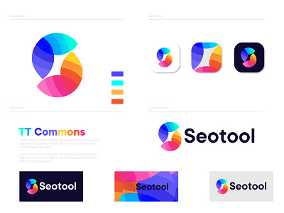 Modern branding S letter logo design for Seotool