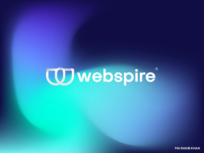 Modern W letter logo design for Webspire