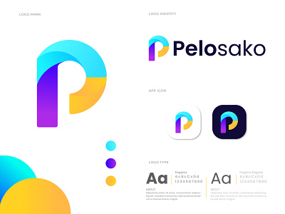 Brand identity design for Pelosake a b c d e f g h i j k l m n app brand brand identity brand identity designer branding brandmark design icon identity logo design logo designer logotype mark minimal monogram o p q r s t u v w x y z p letter logo symbol typography