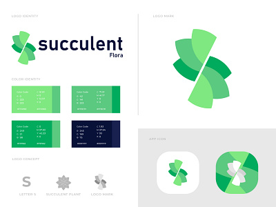 Branding design for Succulent Flora