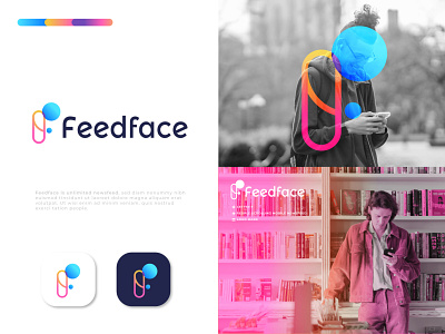 Brand identity design for feedface