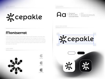 Brand Identity design for cepakle black version app blockchain brand brand identity brand identity designer branding c letter logo crypto finance gleam logo icon logo design logo designer logotype modern sparkle symbol technology typography wallet