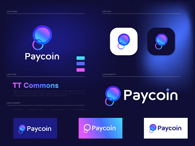 Brand identity design for Paycoin