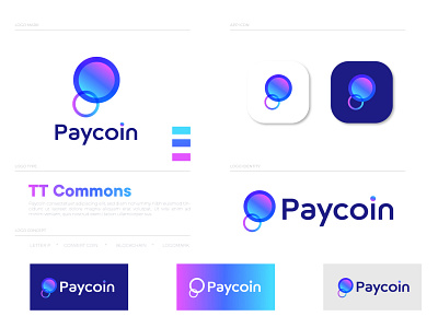 Brand identity design for Paycoin