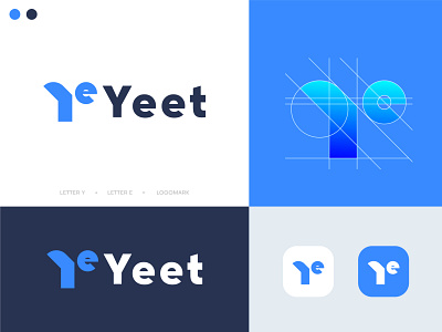 (Y+ E) letter logo concept for Yeet