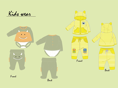 Kids wear illustration