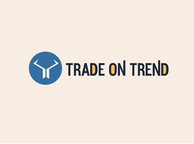 TRADE ON TREND- brand identity branding design illustration logo typography