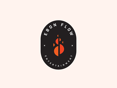 FIREEE badge ebon flow fire flow arts geometric icon logo