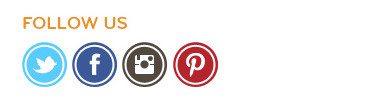 social icons circle facebook follow icons instagram pinterest round social twitter us