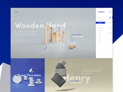 HAY dribbble! clean concept debut decor design digital furniture home landingpage ui ux webdesign