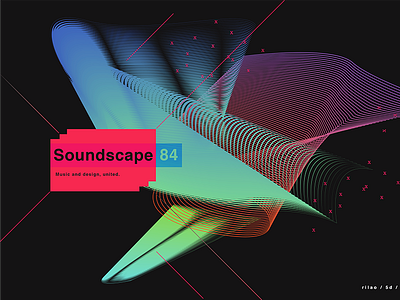 Soundscape 84 / Rilao abstract design illustrator music