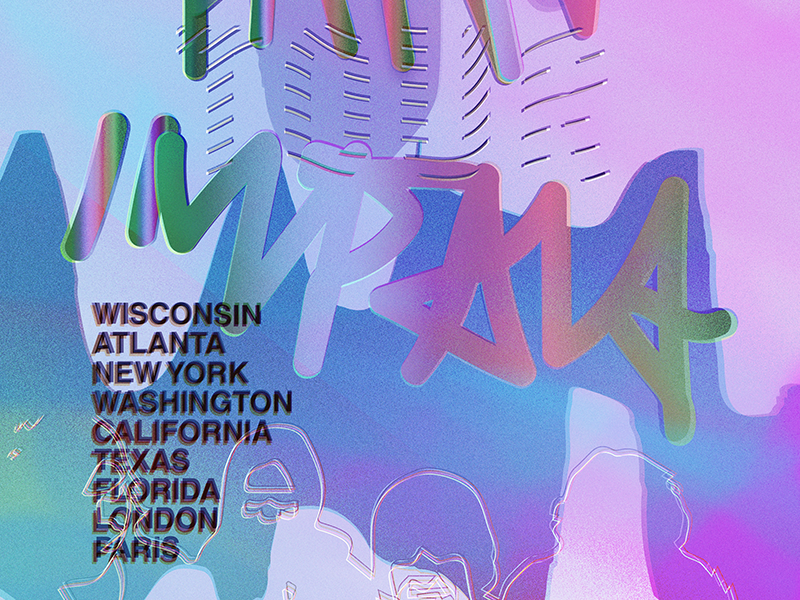 Tame Impala Tour Poster by Jackson Corey on Dribbble