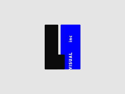 Logo 5 / La Visual, inc. brand concept design identity illustrator logo