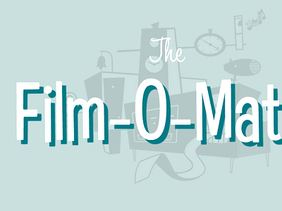 The Film-O-Matic retro web app web design