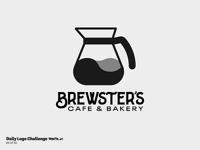 Daily Logo Challenge Redux, Day 6: Coffee Shop coffee coffee pot coffee shop dailylogochallenge design logo vector