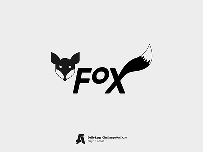 Daily Logo Challenge Redux, Day 16 🦊 animal branding dailylogochallenge design fox logo typography vector