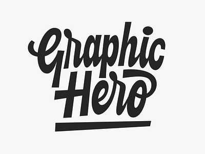 GraphicHero Logotype Option branding design graphic design lettering logo typography