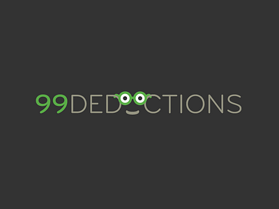 99Deductions branding deductions identity logo taxes website