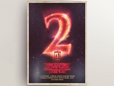 Stranger things season 2 poster