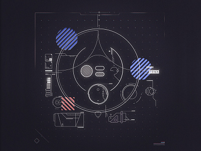 Sci-Fi You I dark future glow grid interface line sci fi sci fi science space target tech