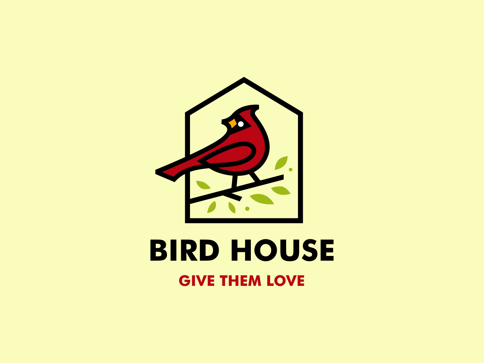 Bird House Logo Design by Kazi Anamul Haque on Dribbble