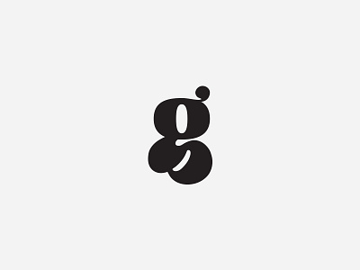 G is for thug custom custom type g hand drawn hand lettered logo typography
