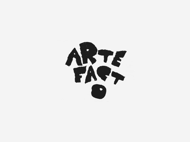 Artefacto hand lettered grunge typography hand drawn lettering