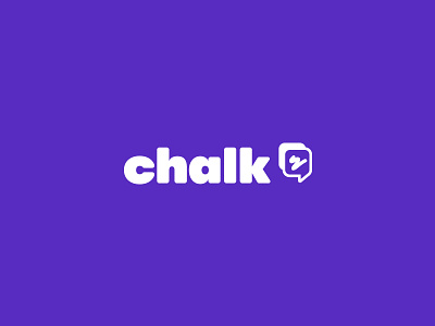 Chalk Logo app ar brand friendly logo