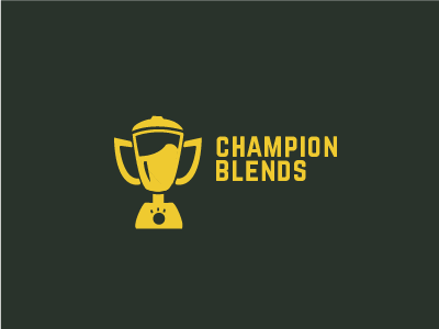 Champion Blends blender drink fitness shakes trophy