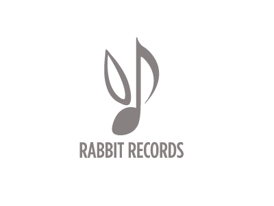 Rabbit Records music note rabbit recording studio records