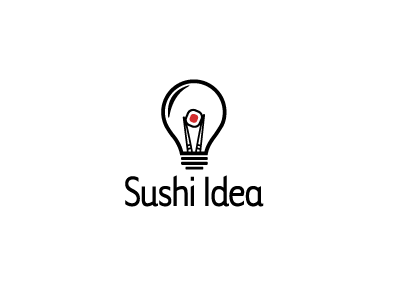 Sushi Idea bulb light restaurant sushi