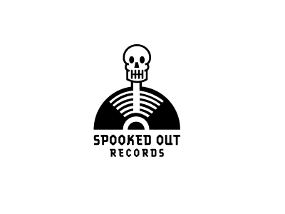 Spooked Out Records bones halloween music records scary skeleton skull spooked vinyl